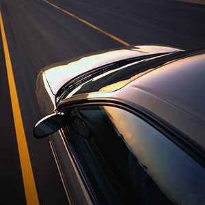 car on road