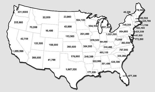 Mfg in the Golden State stats