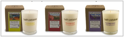 bath petals candles made in california products