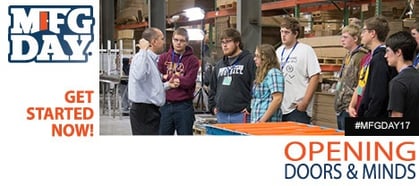 Consider hosting a group of students at your Manufacturing Day event.