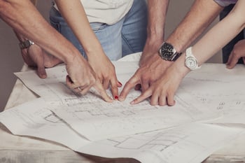Manufacturing Staff Developing Project Management Strategy